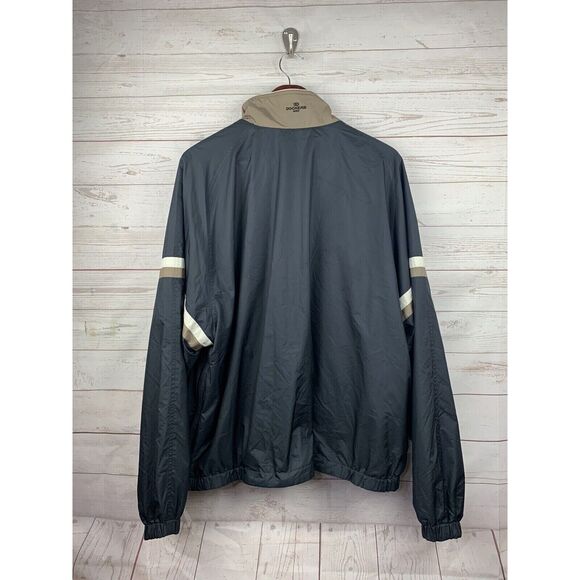 Dockers Golf 1/2 Zip Windbreaker Jacket Mens XL Extra Large Black / Khaki - Picture 7 of 8